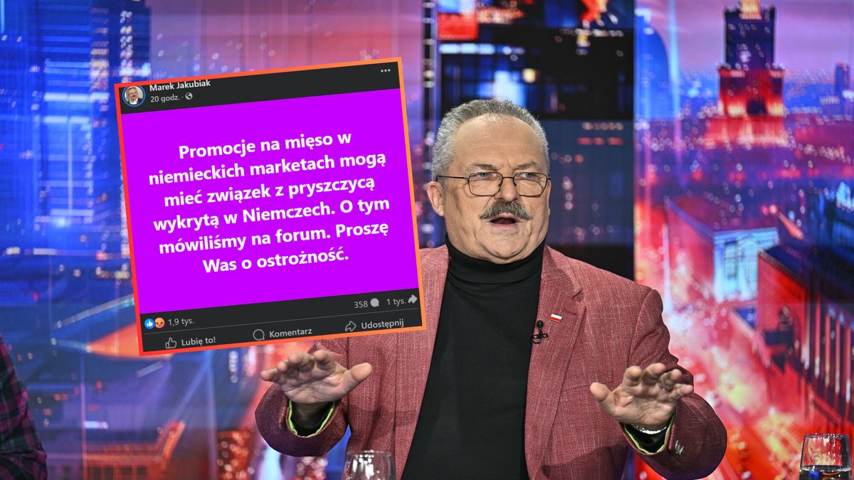 Kandydat na prezydenta straszy mięsem z niemieckich marketów