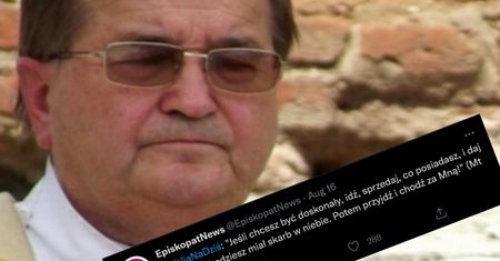 Śmiali się do łez. Episkopat cyt. Biblię: "Oddaj ubogim"