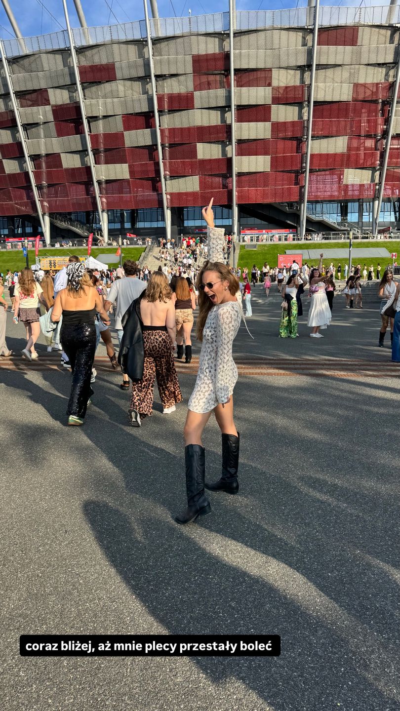 Hanna Turnau na koncercie Bad Bunny'ego