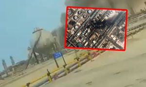 Ujęcia z kosmosu. Efekt ataku dronów na rafinerię w Arabii Saudyjskiej