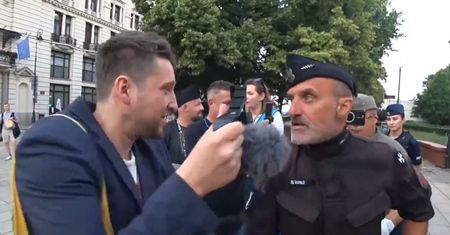 Olszański uderzył dziennikarza. Nie spodobało mu się pytanie