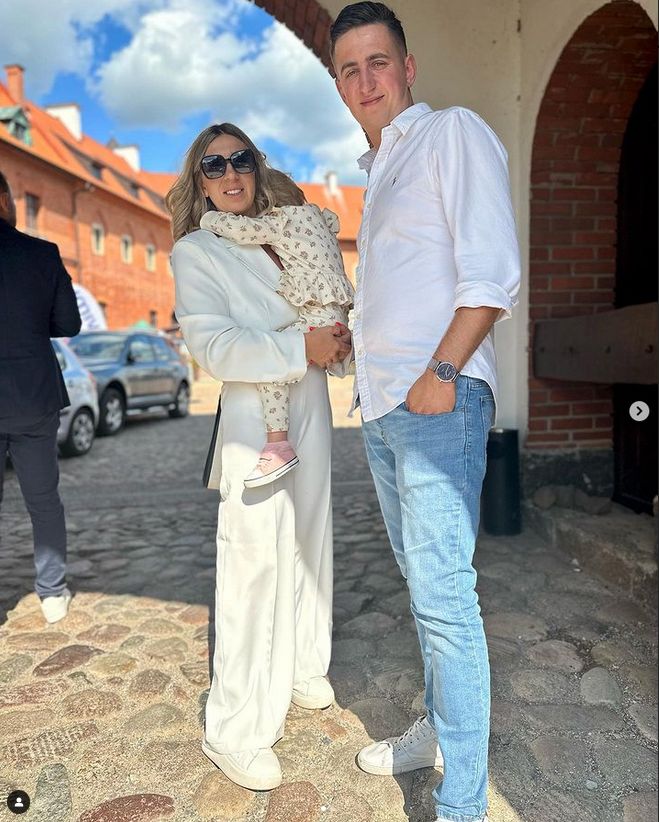 Małgorzata Borysewicz z mężem