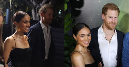 Meghan Markle i książę Harry zaskoczyli obecnością na premierze filmu na Jamajce. Były ścianka, uśmiechy i uściski dłoni (ZDJĘCIA)