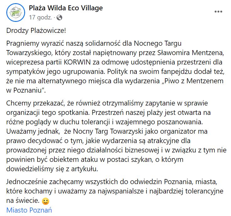 Plaża Wilda Eco Village