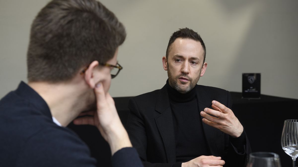 Matthias Hossann, dyrektor ds designu Peugeot i Błażej Buliński, Autokult