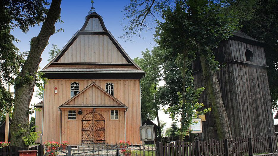 Strzałków. Zespół kościoła