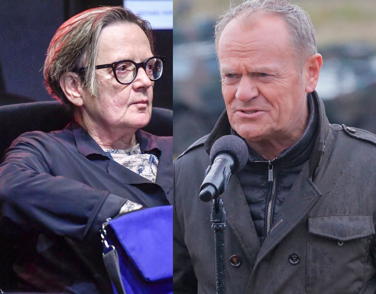 "Propaganda". Agnieszka Holland uderzyła w Tuska
