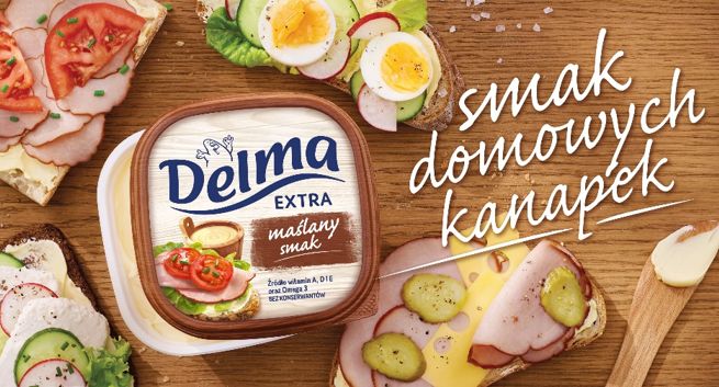„Smak domowych kanapek” w reklamach margaryny Delma (wideo)