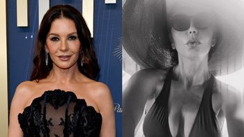 56-letnia Catherine Zeta-Jones olśniewa w stroju kąpielowym