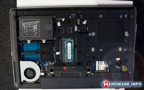 HP ProBook 650 spód obudowy widok
