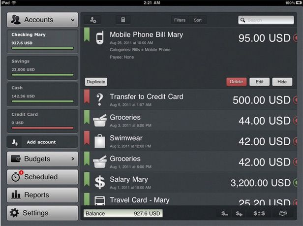 MoneyWiz for iPad – recenzja 3
