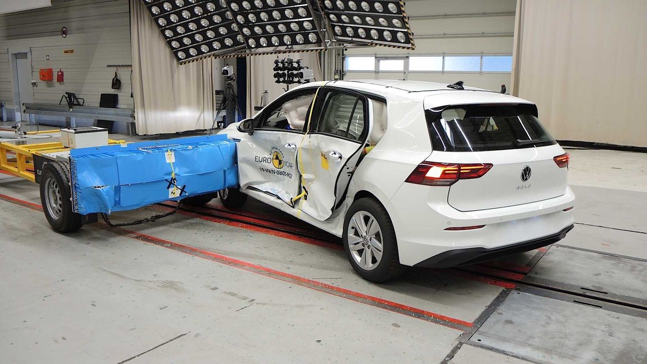 EuroNCAP 2019. Volkswagen Golf 8 z kompletem punktów, zaskoczył Aiways U5