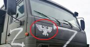 Tajemniczy symbol na rosyjskiej ciężarówce. Tłumaczymy, co oznacza