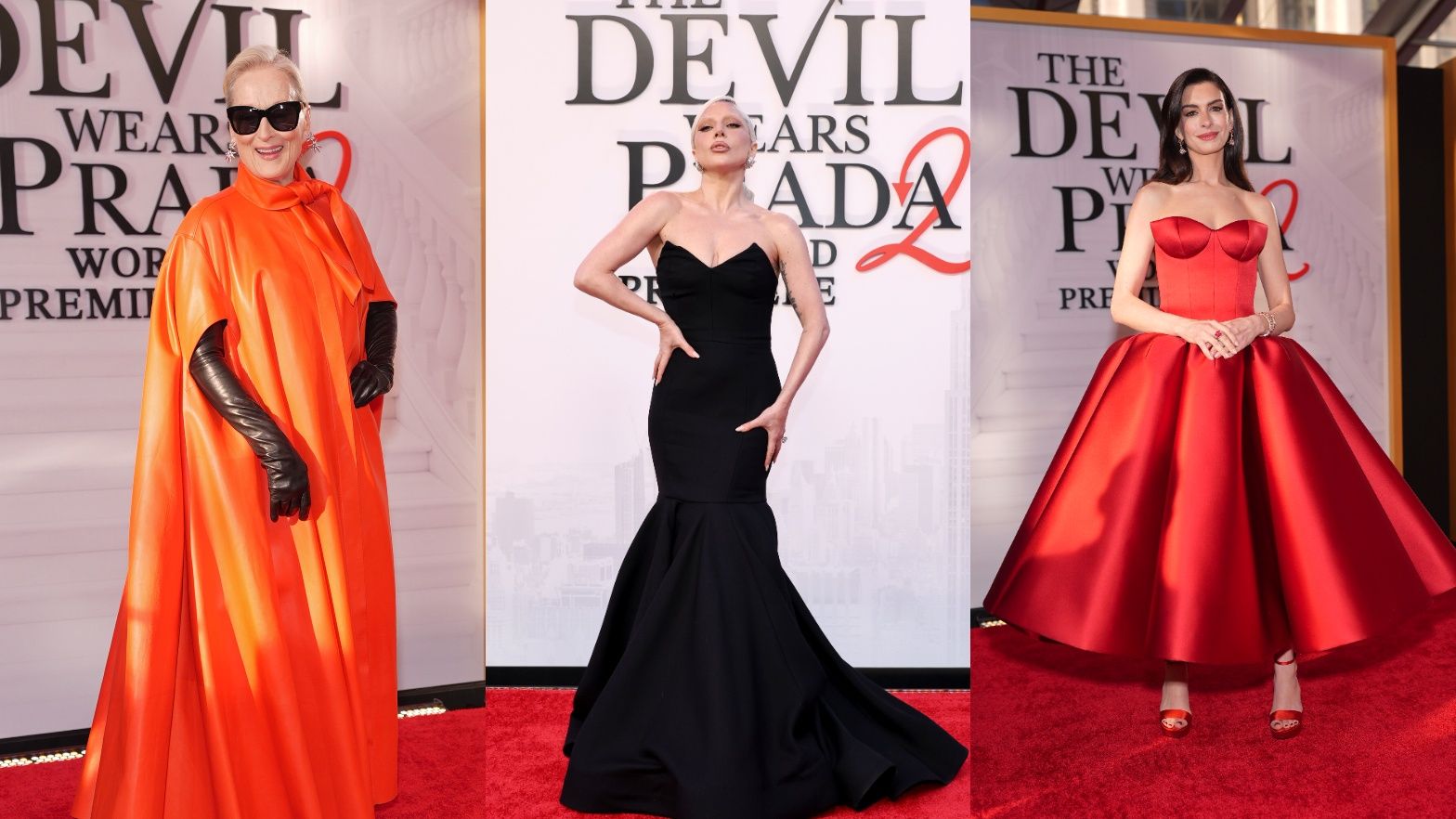 Gwiazdy olśniewają na premierze "Diabeł ubiera się u Prady 2": Meryl Streep, Anne Hathaway, Lady Gaga i inni (ZDJĘCIA)