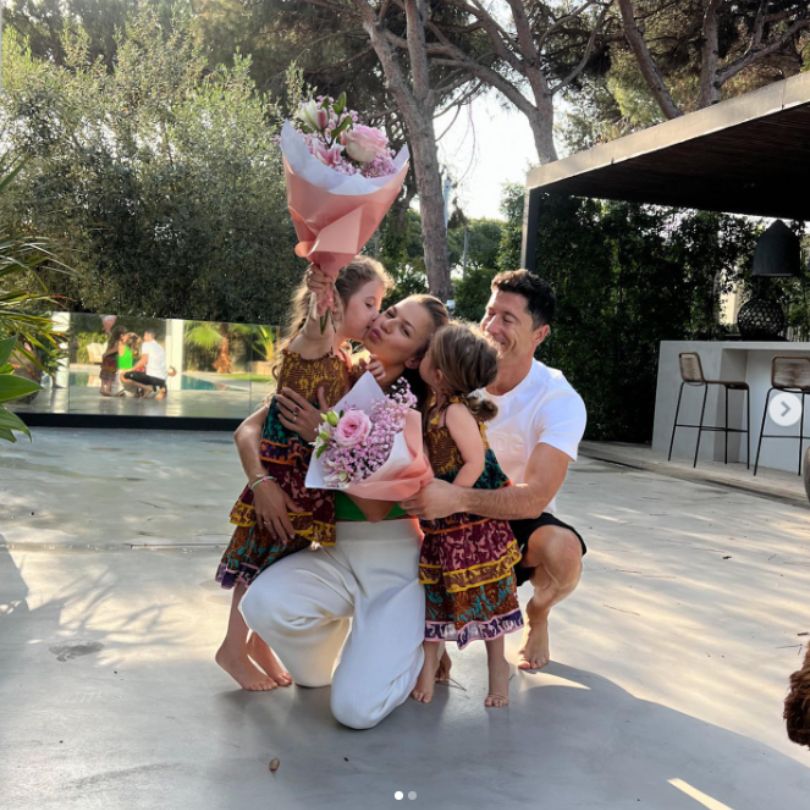 Anna Lewandowska pokazała twarz córki. Laura weszła mamie w kadr