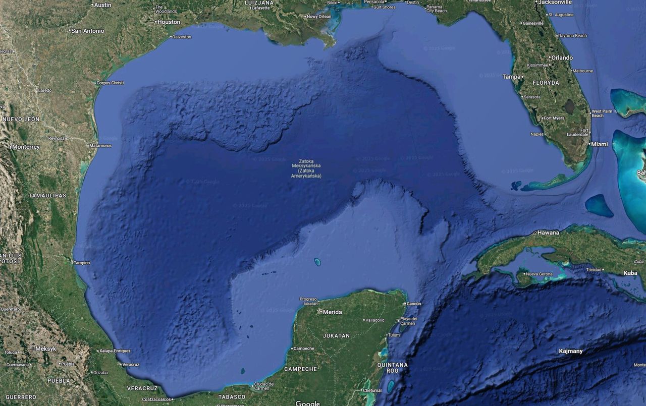 Efekt Trumpa w Google Maps. Zatoka Meksykańska z nową nazwą