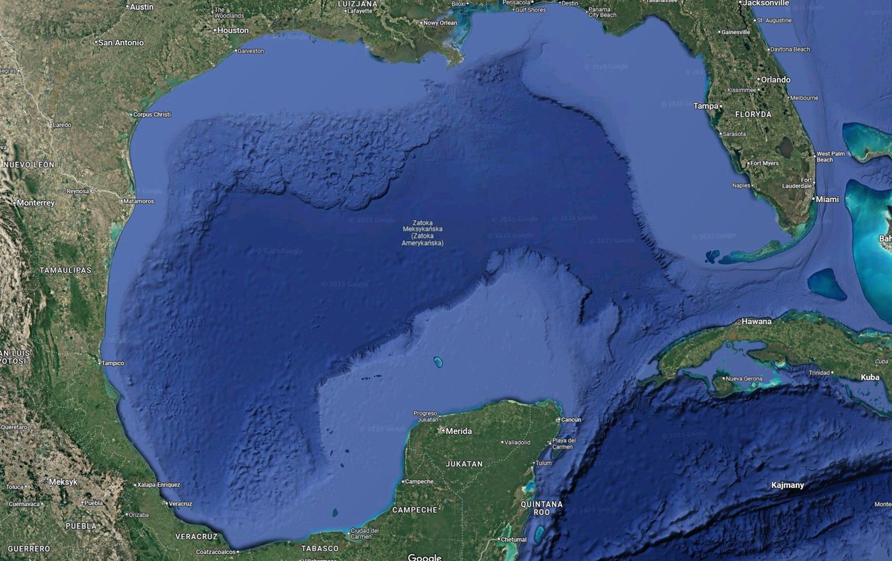Efekt Trumpa w Google Maps. Zatoka Meksykańska z nową nazwą