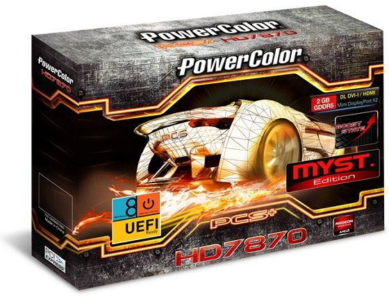 PowerColor PCS+ HD7870 Myst. Edition karta graficzna zdjęcie opakowanie
