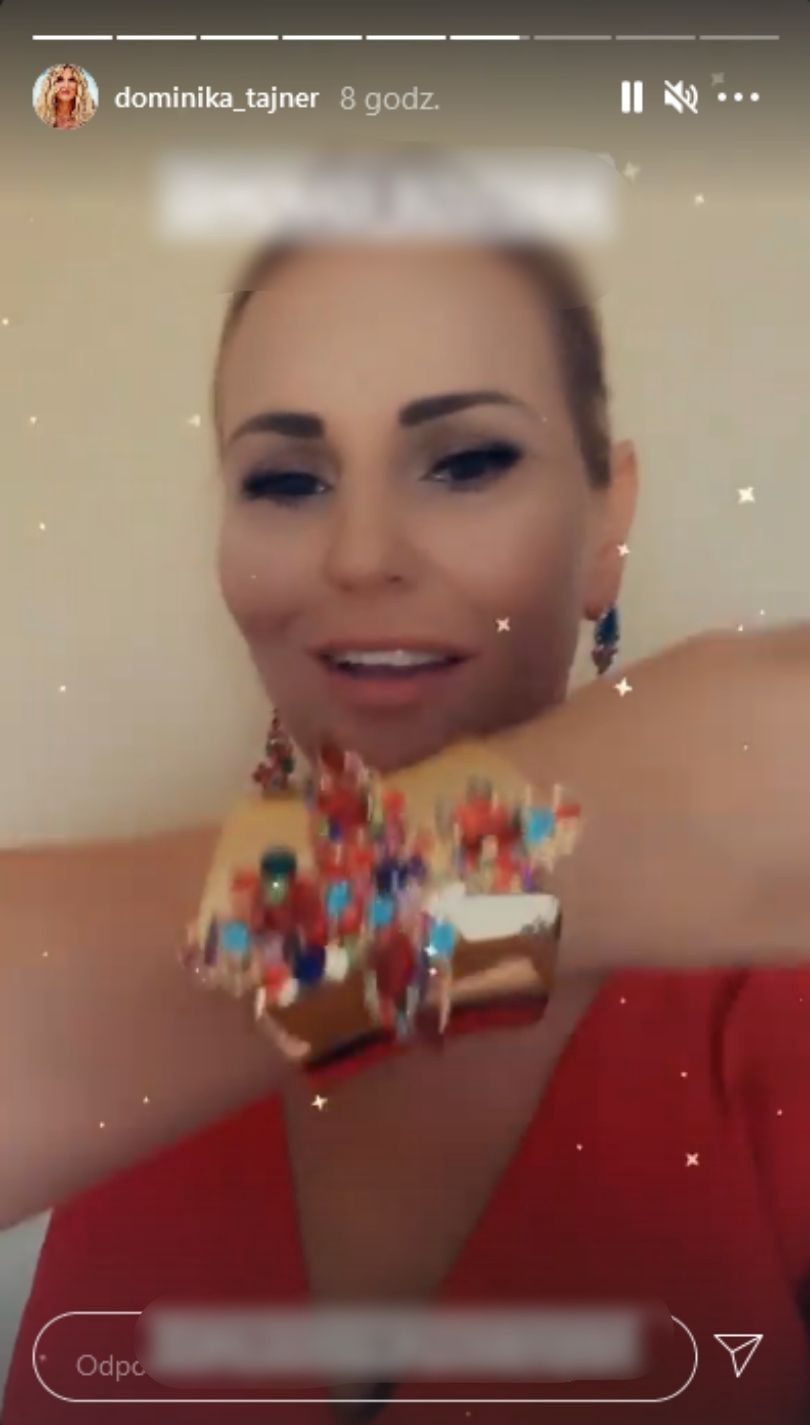 Dominika Tajner bawi się na poprawinach z Michałem Wiśniewskim i jego byłą żoną
