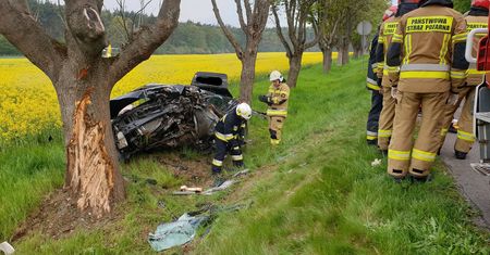 Jechali na I komunię świętą. Ranny ojciec i troje dzieci