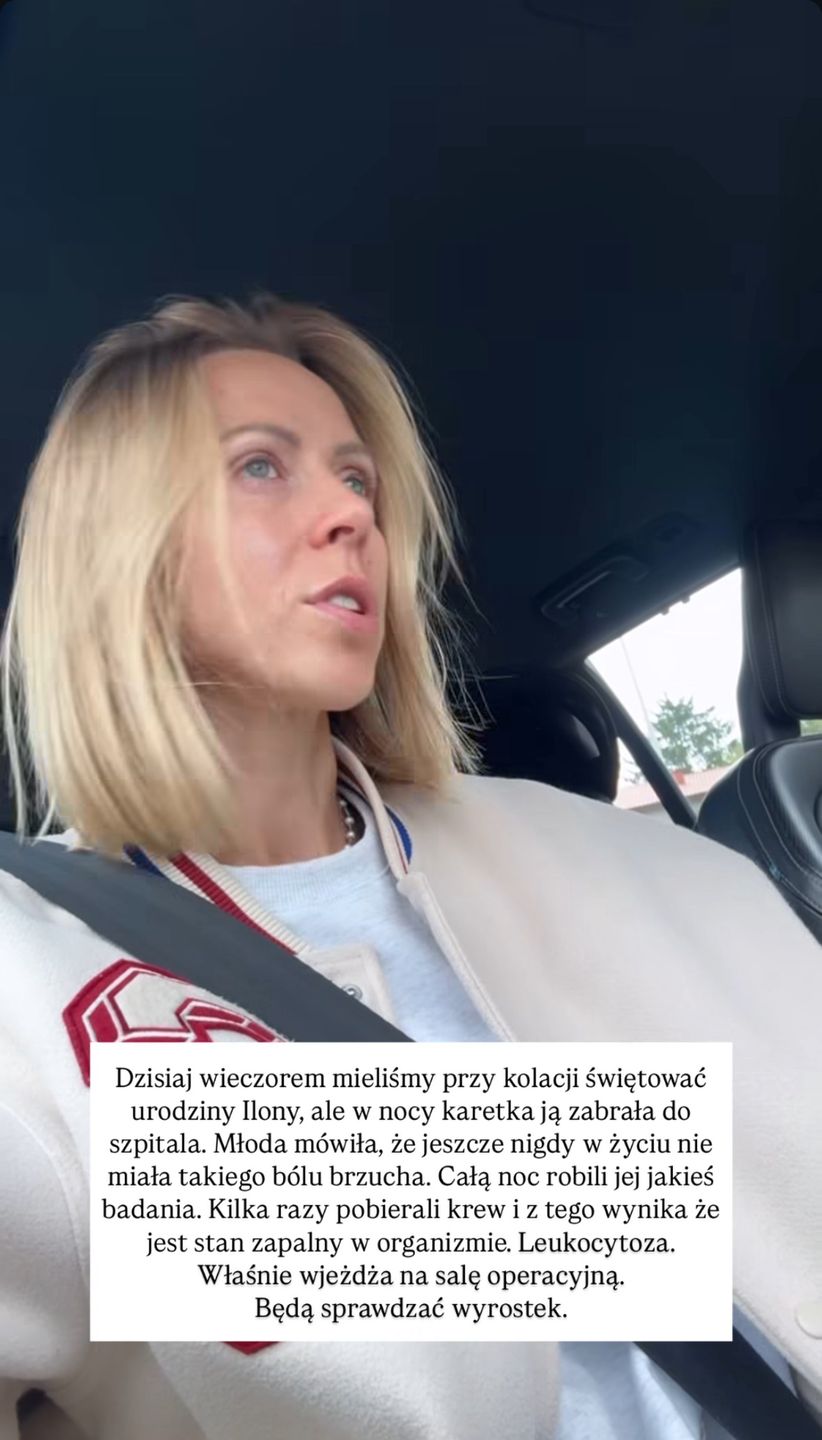 Ilona Krawczyńska trafiła do szpitala 