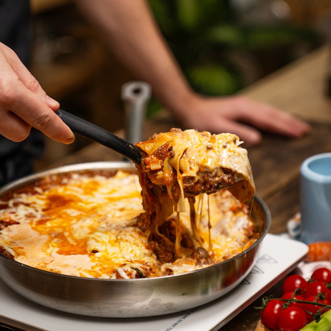 It's impossible to resist such lasagne.