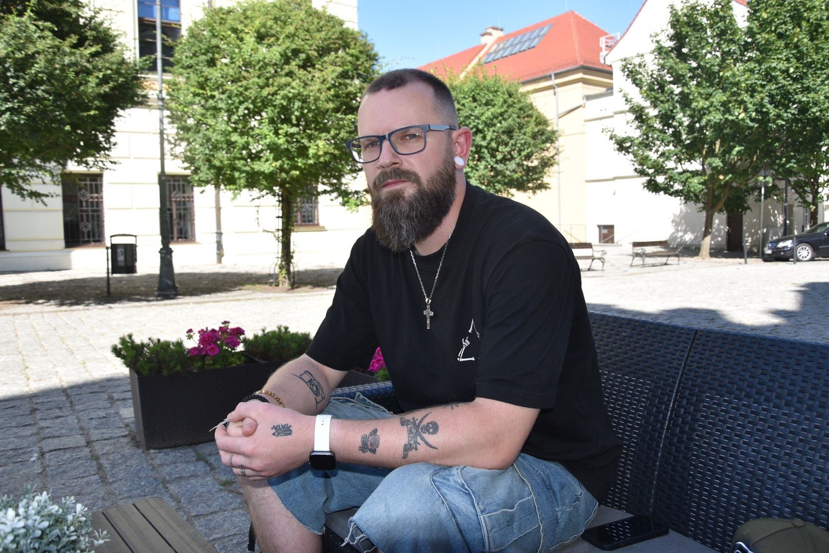 Wernisaż wystawy w bibliotece przy ul. Perseusza