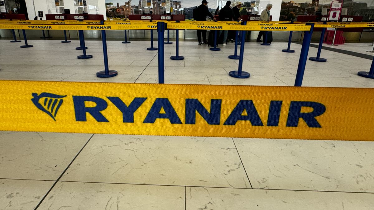 Rome And Vatican Daily Life And Economy
Ryanair logo is seen at Rome Ciampino Airport in Ciampino, Italy on April 27, 2025. (Photo by Jakub Porzycki/NurPhoto via Getty Images)
NurPhoto
jakub porzycki, air travel, aviation photography., visual, aviation, rome, italian airport, media, rome airport, april 27, airline industry, airline logo, branding, image, european airline, low-cost carrier, nurphoto, date, company, flight, airline, ciampino