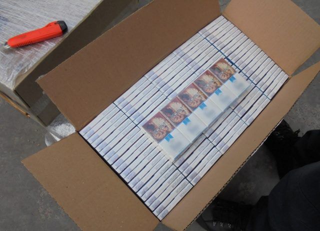 80 tys. paczek papierosów z przemytu przechwyconych na granicy z Białorusią (zdjęcia)