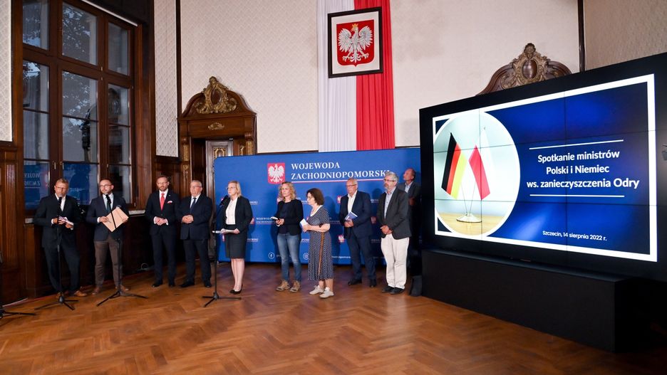 Konferencja prasowa dot. katastrofy ekologicznej na Odrze