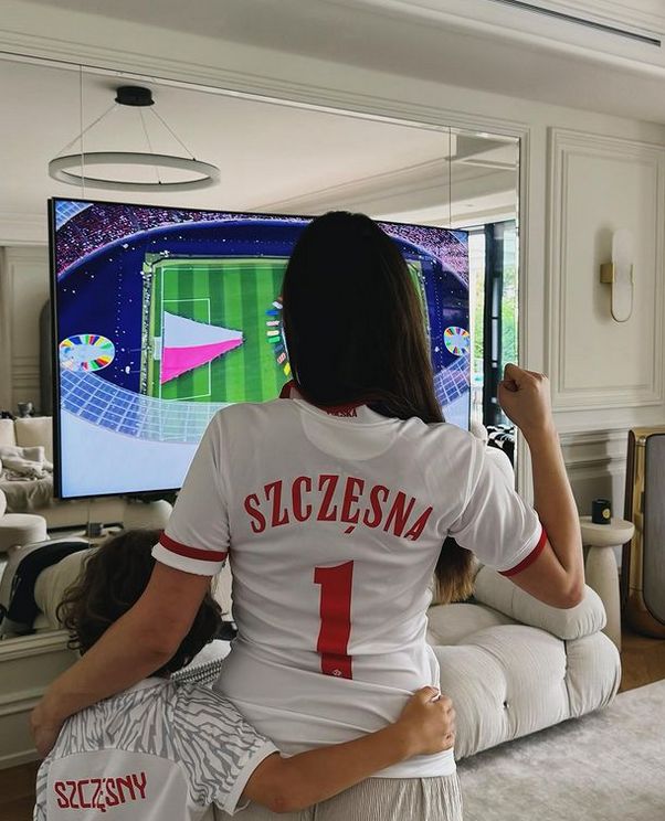 Marina kibicuje podczas Euro 2024