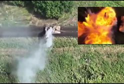 Śmiertelny strzał. Nic nie zostało z rosyjskiego czołgu