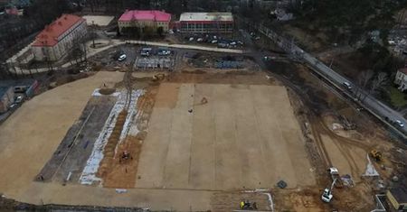 Trwa rozbudowa Stadionu Międzyszkolnego
