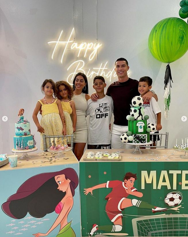 Tak Georgina Rodriguez i Cristiano Ronaldo świętują urodziny bliźniąt
