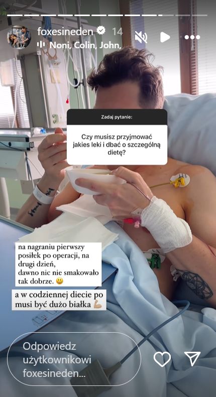 Jakub Tolak opowiada o operacji. Nie ma tajemnic przed fanami
