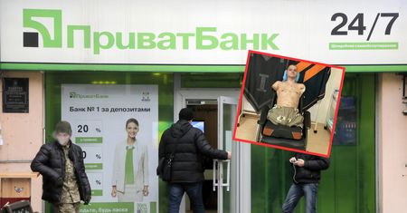 Skandal w ukraińskim banku. Weteran bez kończyn upokorzony