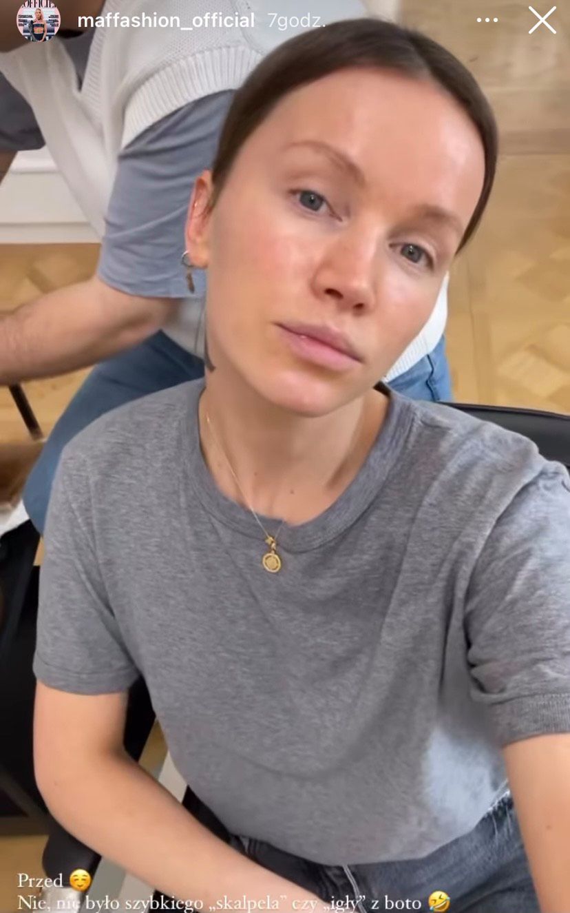 Maffashion bez makijażu