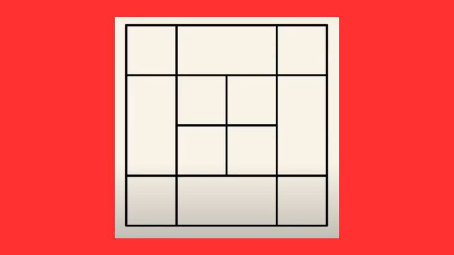 Ile kwadratów widzisz na obrazku? Zagadka geometryczna na spostrzegawczość