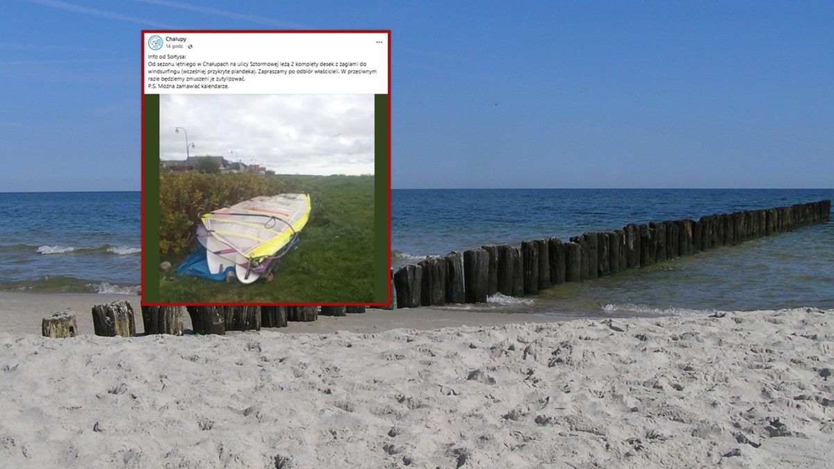 Pozostawiona deska wzbudziła sporo emocji.