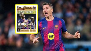 "Lewy" na okładce. Słowa Hiszpanów pójdą w świat