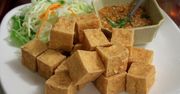 Tofu smażone z dodatkiem siarczanu wapnia
