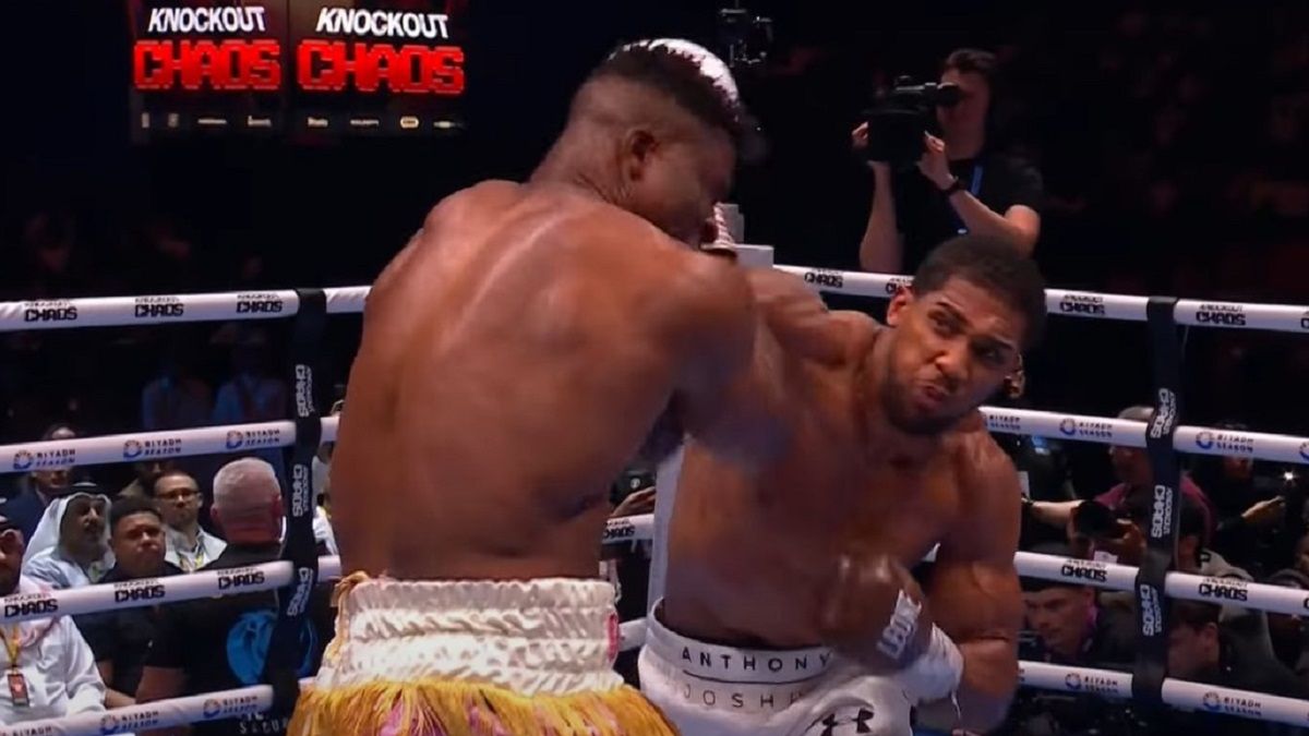 Anthony Joshua wygrywa z Francisem Ngannou