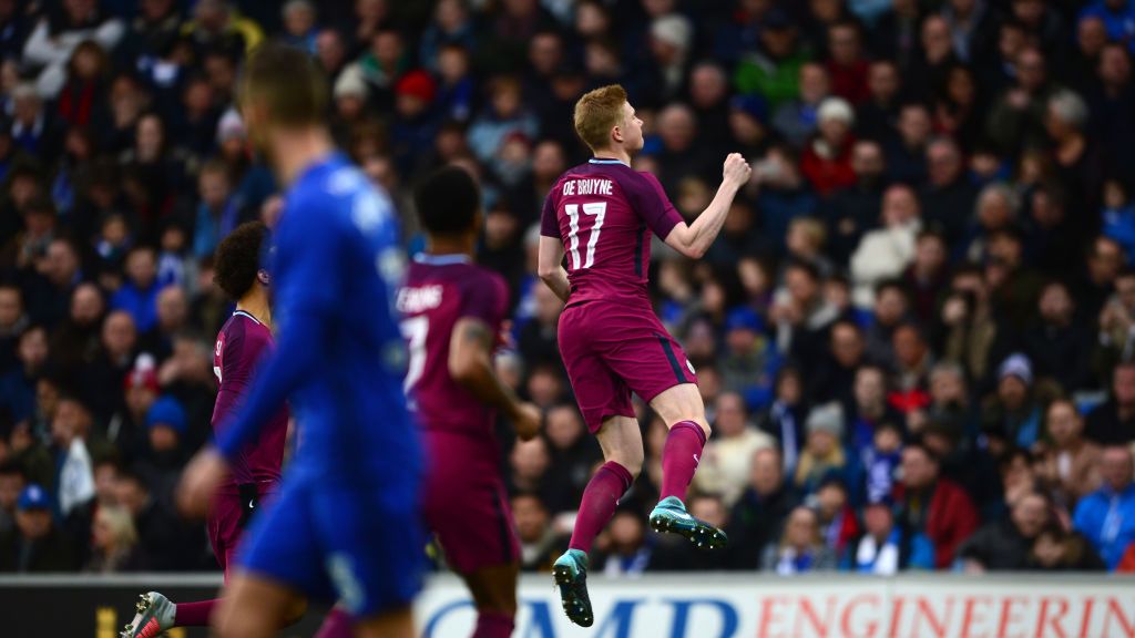 Zdjęcie okładkowe artykułu: Getty Images / Harry Trump / Kevin De Bruyne cieszy się z gola