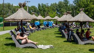 Otwarcie nowej strefy rekreacyjnej nad zalewem. Plaża w Wasilkowie zmieniła się nie do poznania