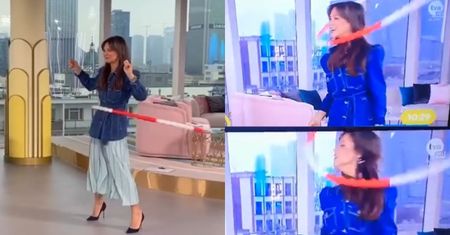 Kinga "przyćmiłam Beyonce" Rusin kręci hula-hop na głowie w "DDTVN"