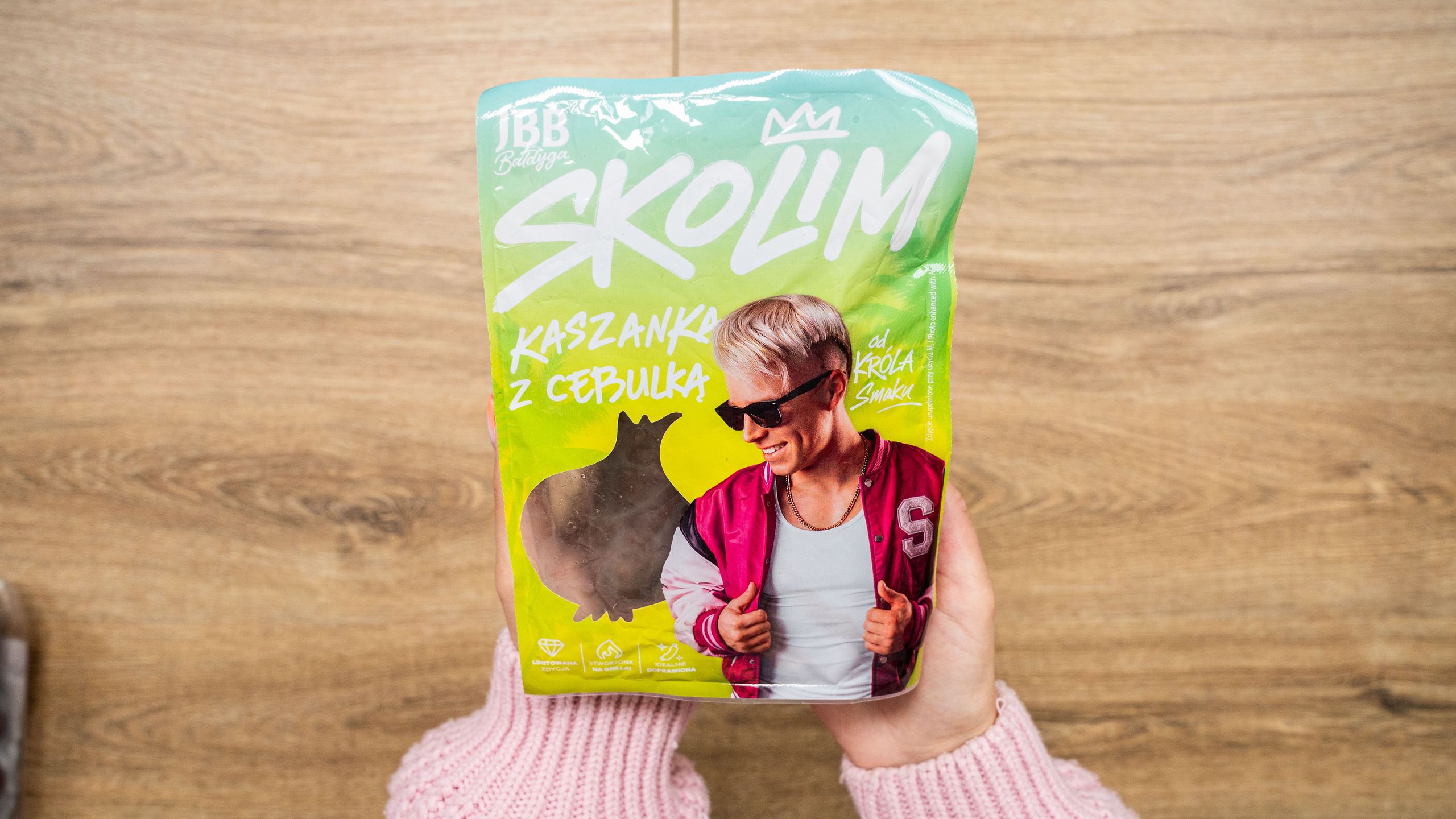 Kaszanka sygnowana przez Skolima