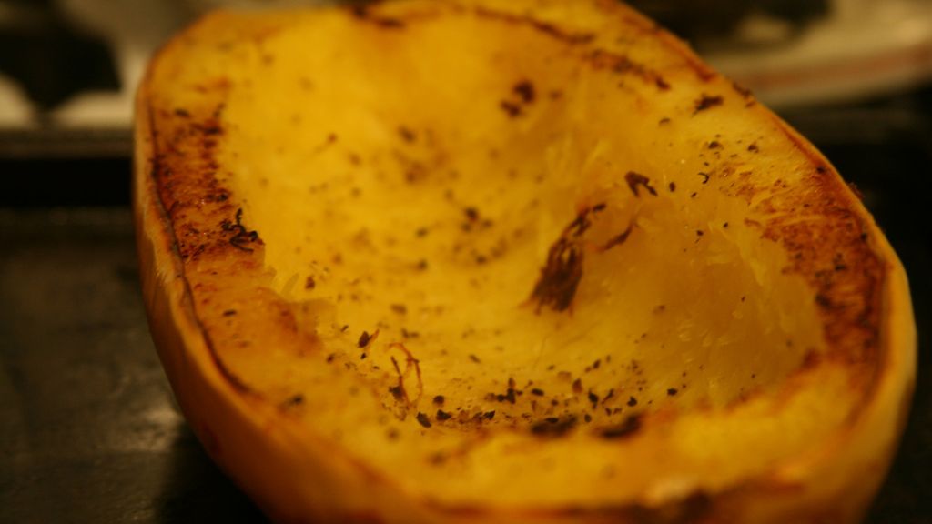 Pieczona dynia (zimowa odmiana) bez dodatku soli