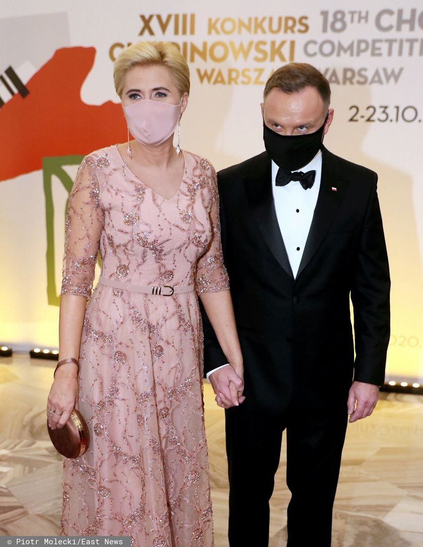 Agata Kornhauser-Duda bryluje na gali 