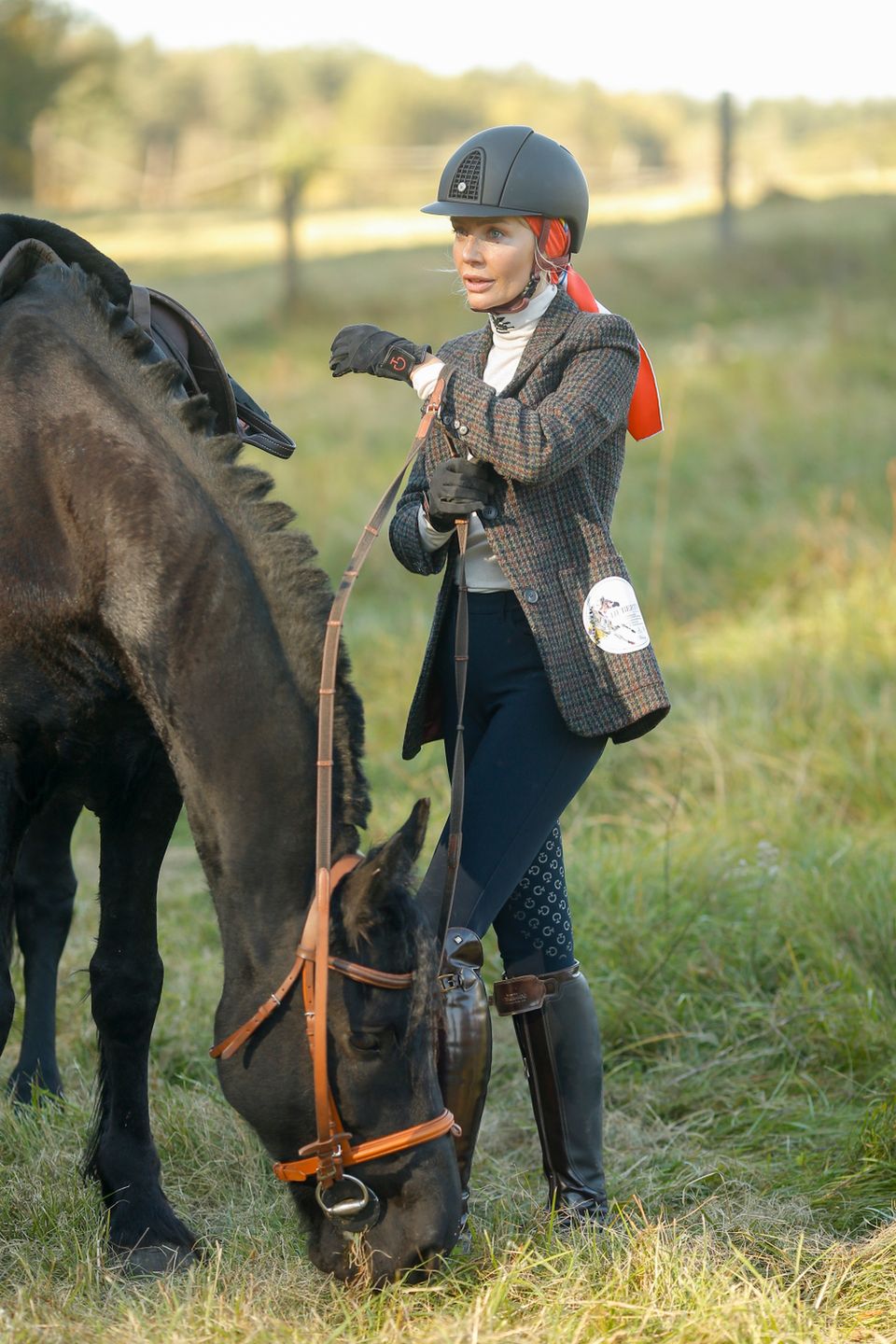Agnieszka Woźniak-Starak na "Hubertusie" w Gałkowie