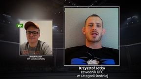 "Klatka po klatce" (online). Jotko o kulisach gali UFC. "Teraz poskrobiemy twój mózg"